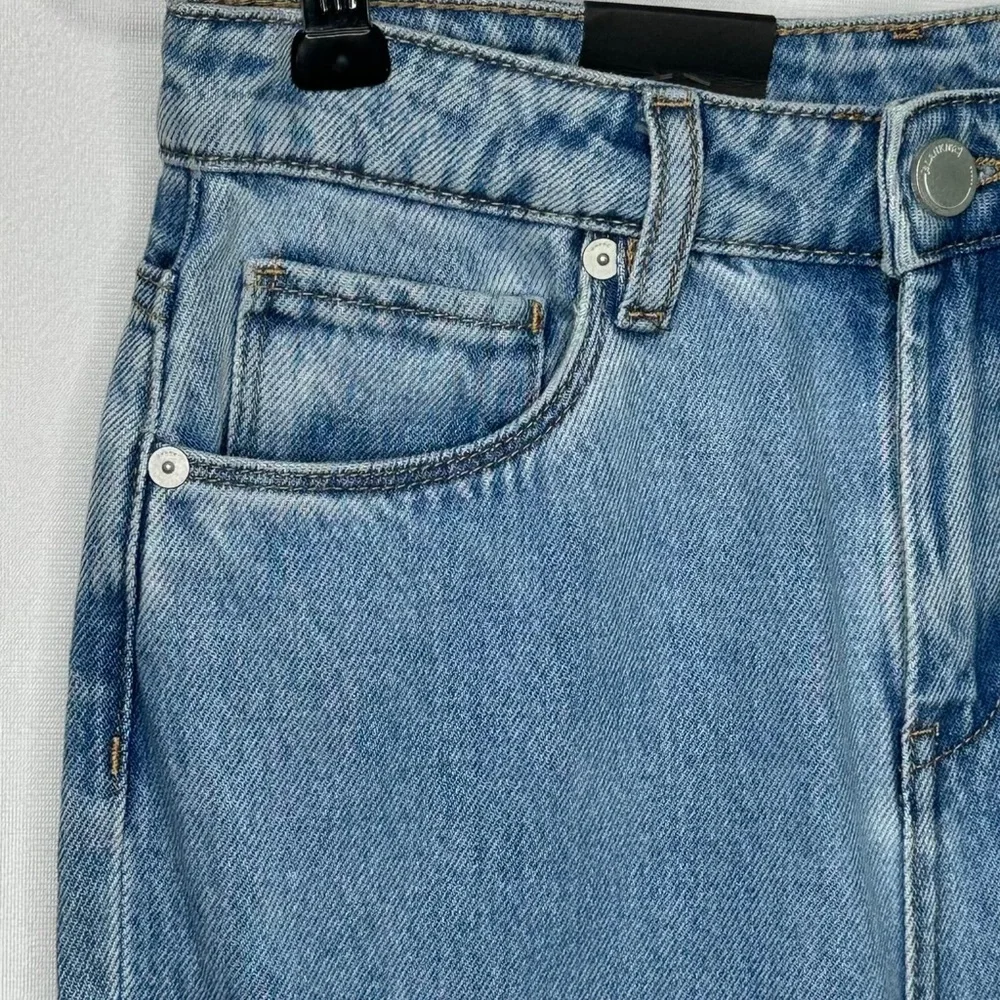 Blank NYC NWT Jeans Throwback Landscape Crop High Rise‎ Festival Hippie Sz 24 - Picture 6 of 14